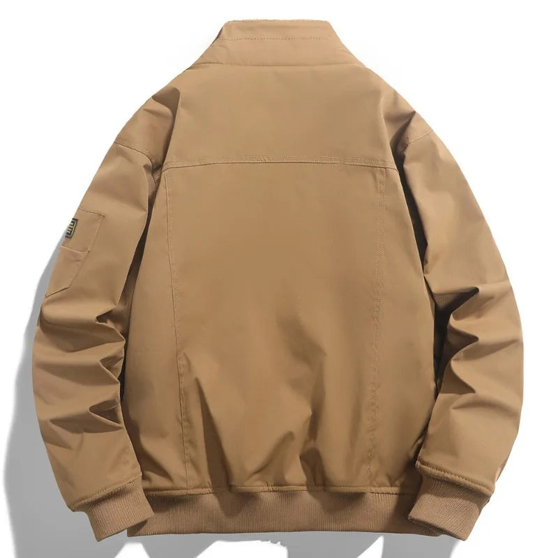 Winter Men Fluffy Collar Fleece Warm Casual Down Jackets