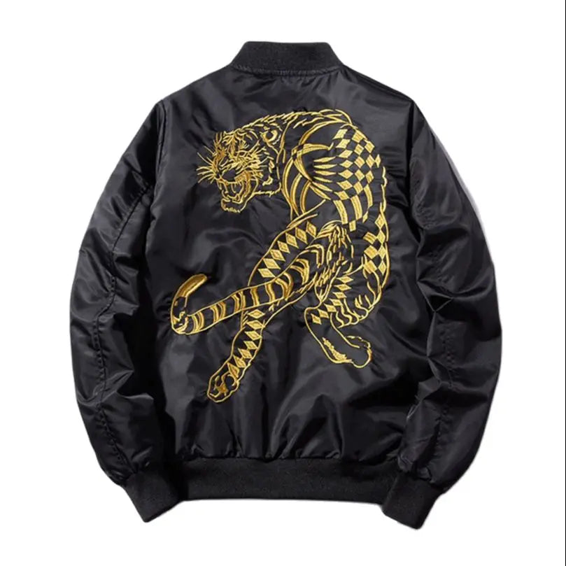 Tiger Embroidered Luxury Tiger Jackets