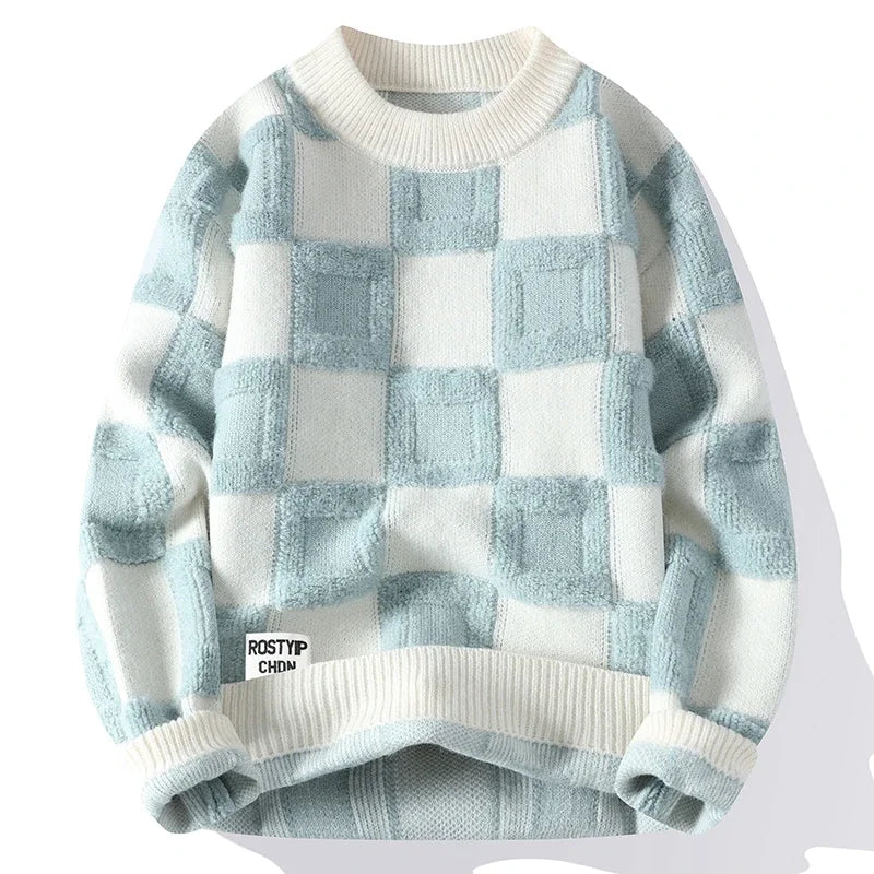 Pullover Oversized Casual O-Neck Vintage Sweaters