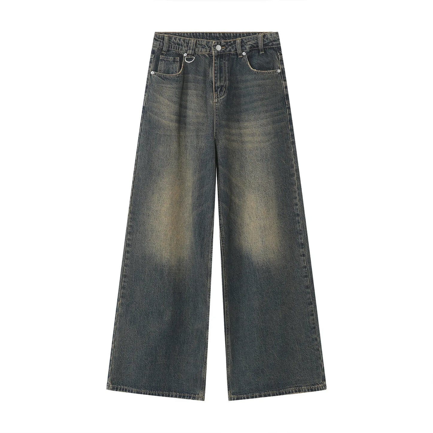 Men's Baggy Straight Leg Wide Leg Jeans