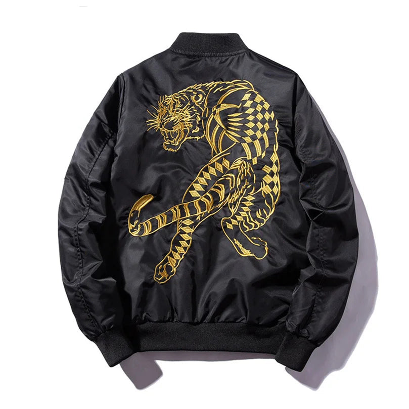 Tiger Embroidered Luxury Tiger Jackets