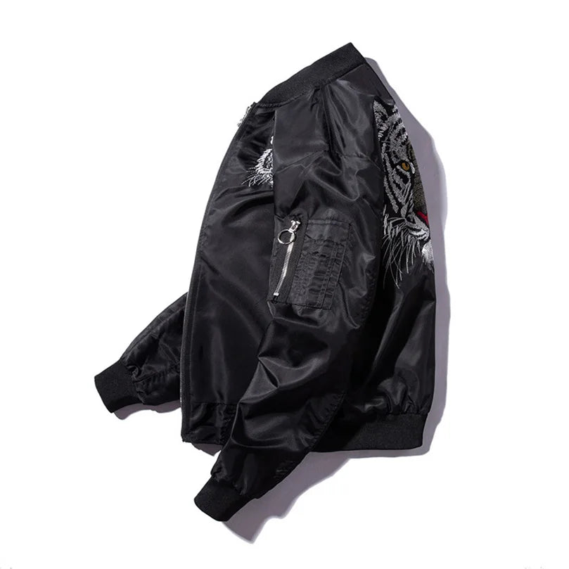 Tiger Embroidered Luxury Tiger Jackets