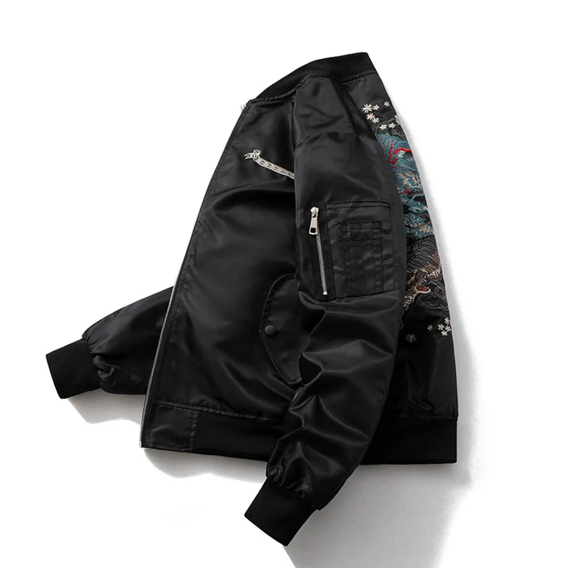 Dragon Outwear Hip Hop Windbreaker Coats
