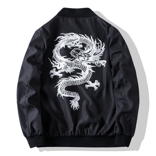 Dragon Embroidery Pilot Jacket
