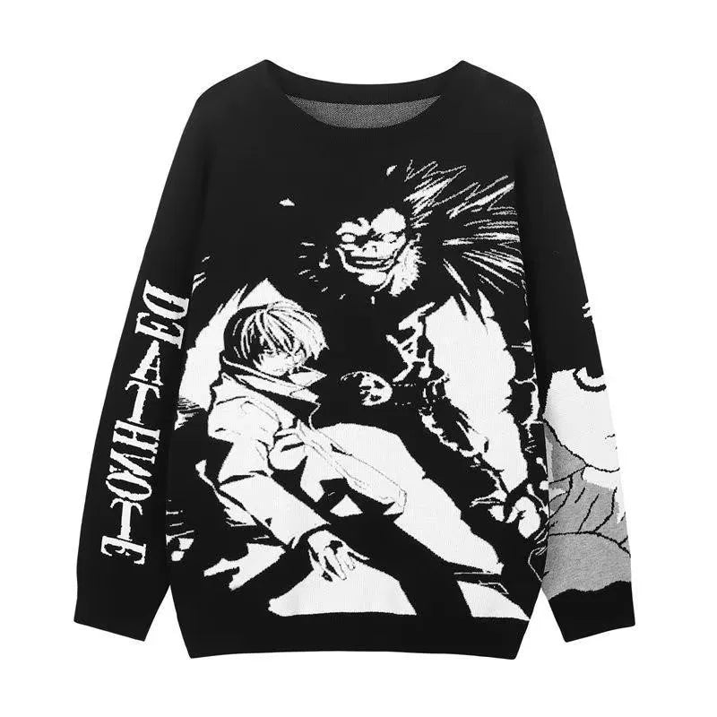 Harajuku Anime Male Sweaters