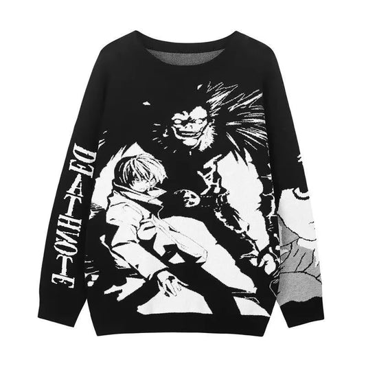 Harajuku Anime Male Sweaters