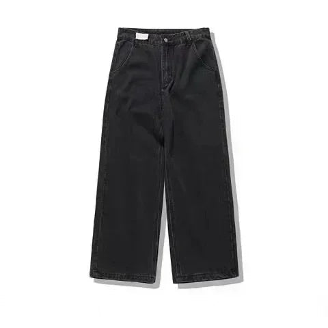 American Street Trend Letter Embroidered Loose Jeans