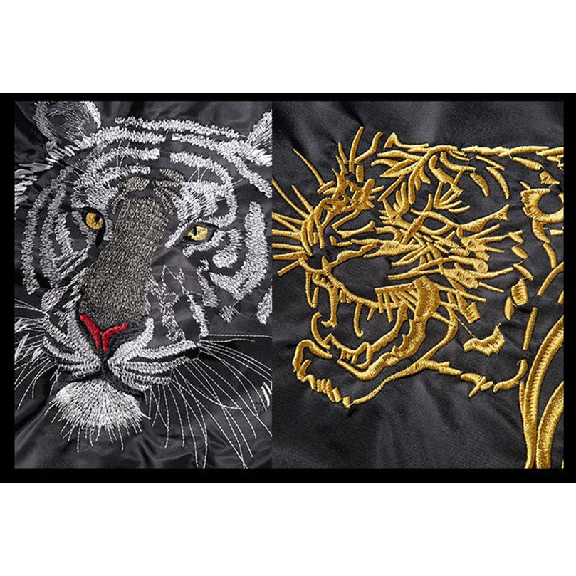 Tiger Embroidered Luxury Tiger Jackets