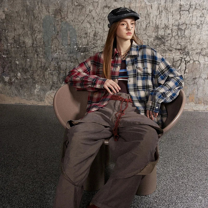 American Stylered Plaid Shirt