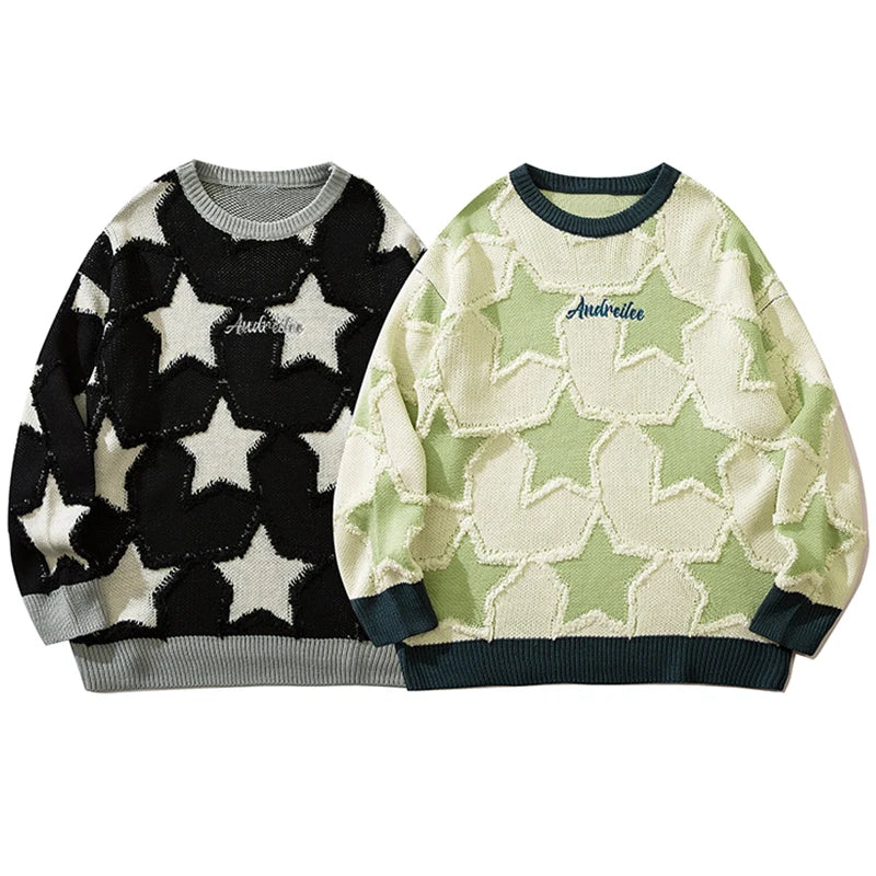 Vintage Five Pointed Star Sweater