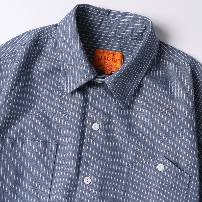 Japanese Korean Fashion Casual Stripe Shirts