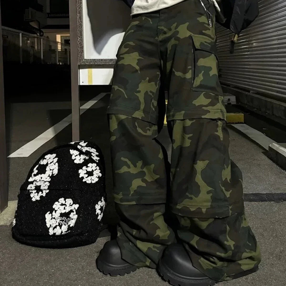 Match Multi-Pockets Camouflage Cargo Pants