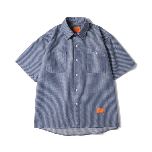 Japanese Korean Fashion Casual Stripe Shirts