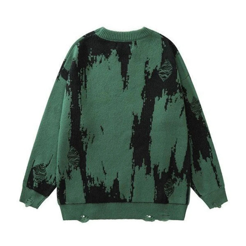 Dark Wind Autumn And Winter Street Knitted Sweater