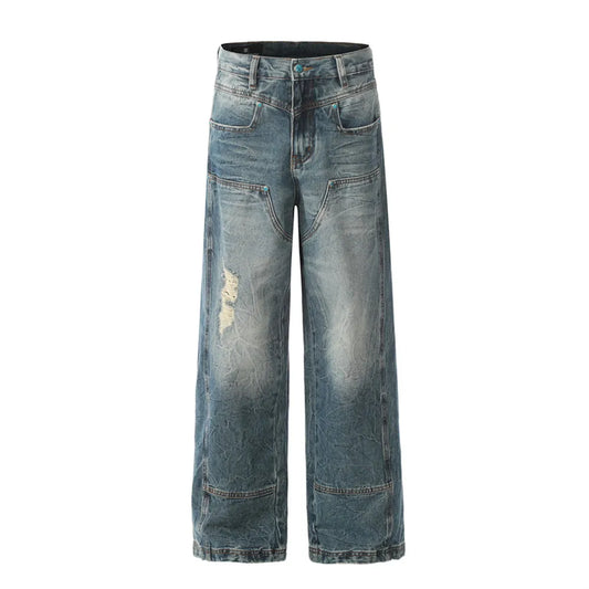 Ripped Double Knee Jeans