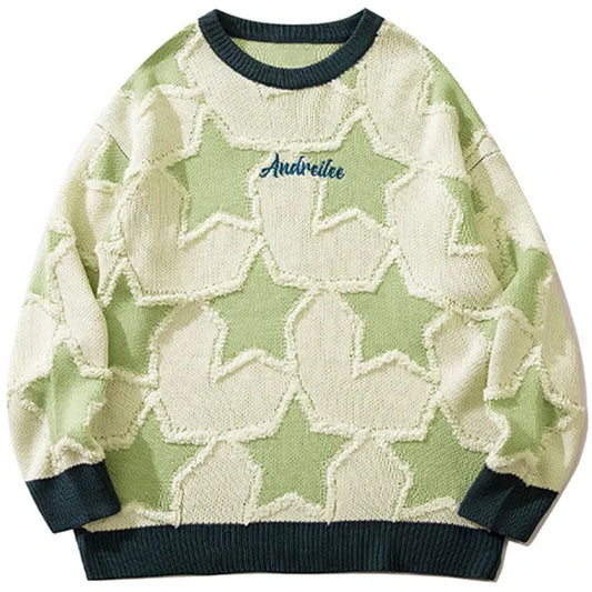 Vintage Five Pointed Star Sweater