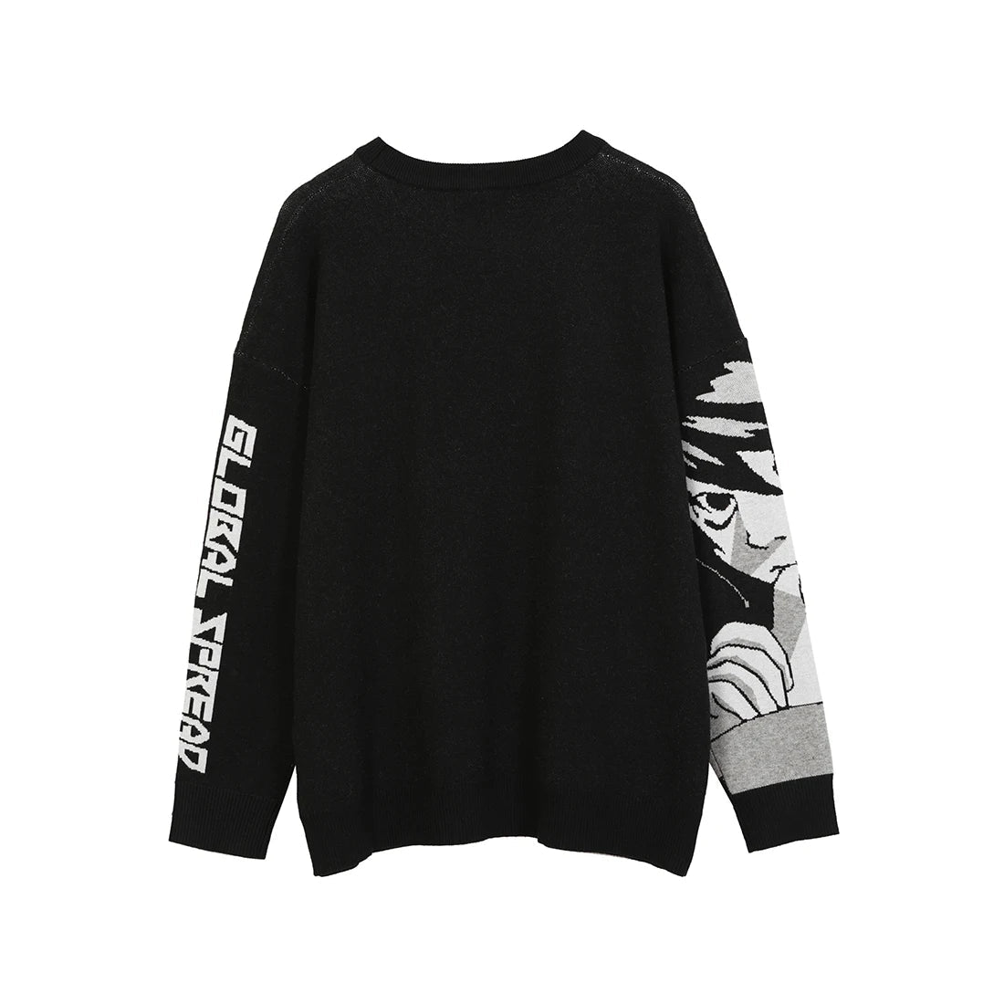 Vintage Retro Japanese Style Anime Girl Knitted Sweater