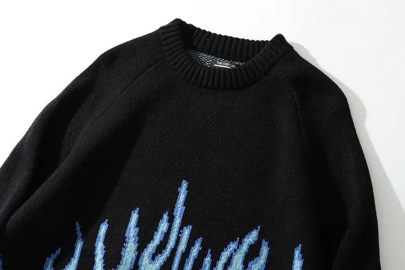 Sweater Men Pullovers Autumn Vintage Knitwear