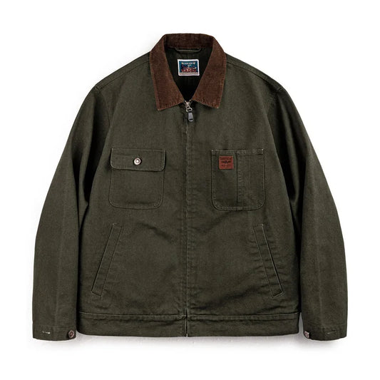 Retro Corduroy Collar Jacket