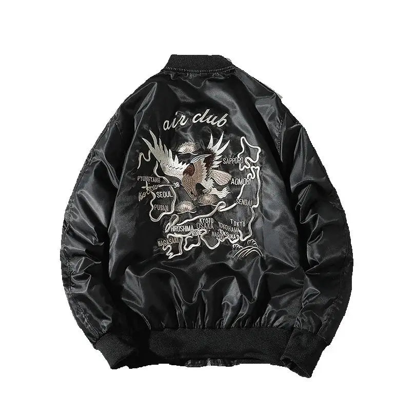 Animal Embroidery Bomber Jacket