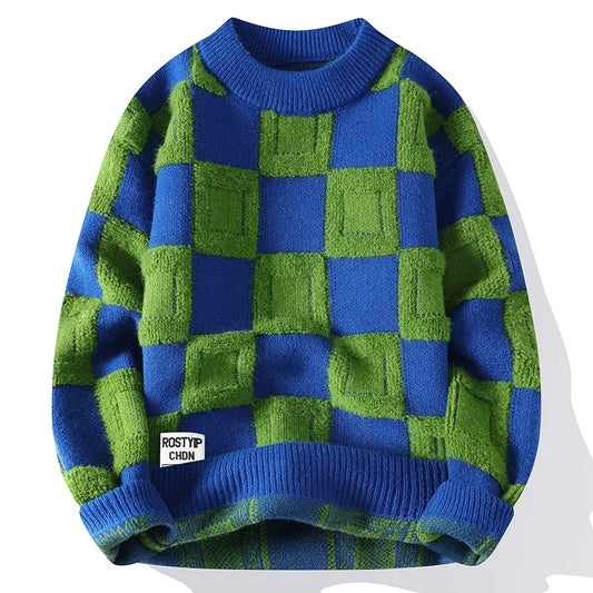 Pullover Oversized Casual O-Neck Vintage Sweaters