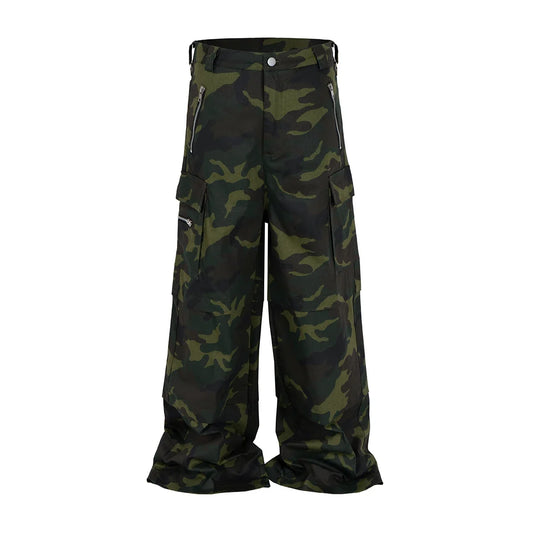 Match Multi-Pockets Camouflage Cargo Pants