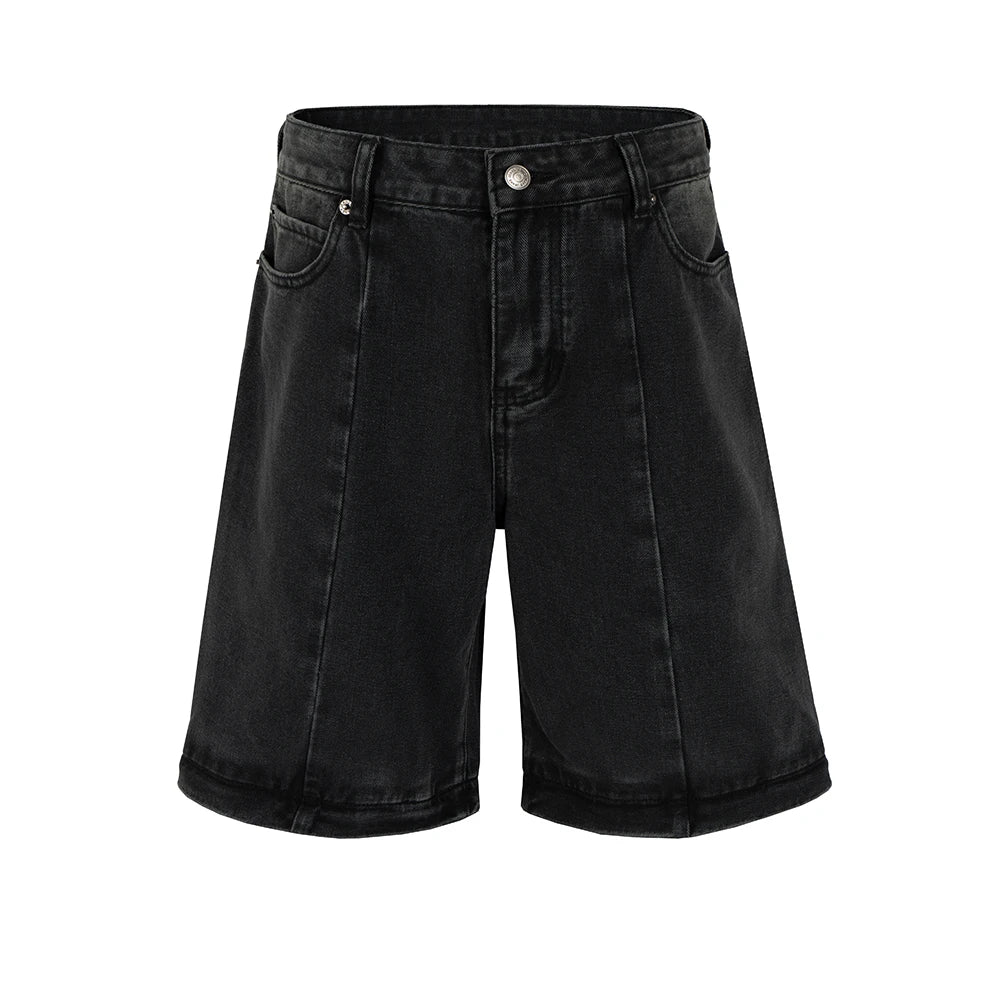 Vintage Washed Detachable Micro Flared Jeans
