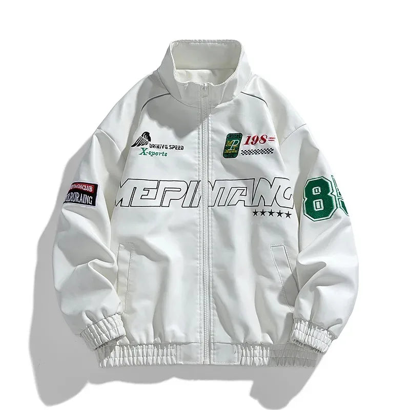 Spring Autumn Men's Motorcycle PU Leather Jacket
