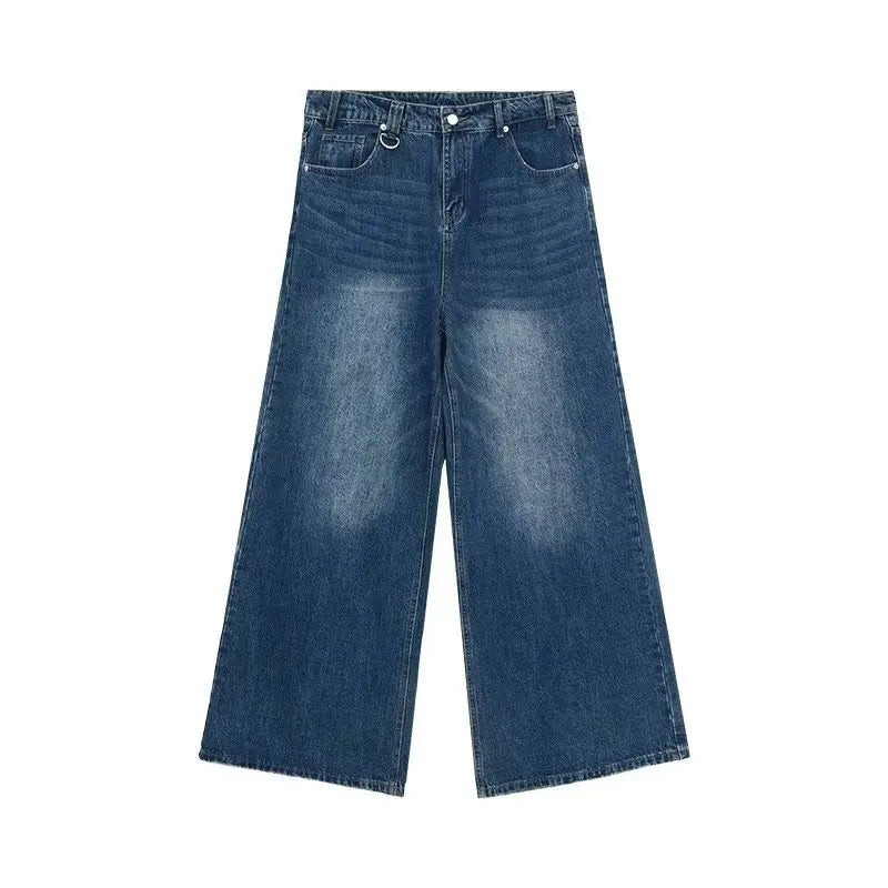 Men's Baggy Straight Leg Wide Leg Jeans