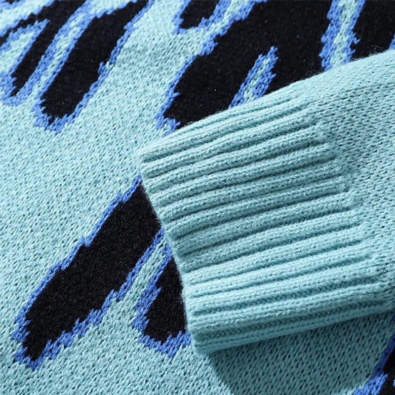 Sweater Men Pullovers Autumn Vintage Knitwear