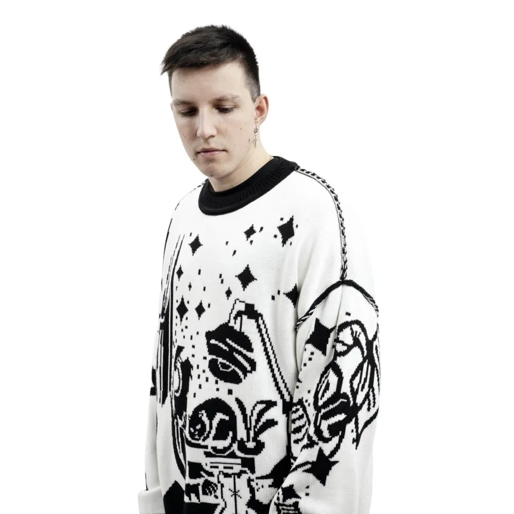 Oversized Unisex Cotton Pullover Streetwear