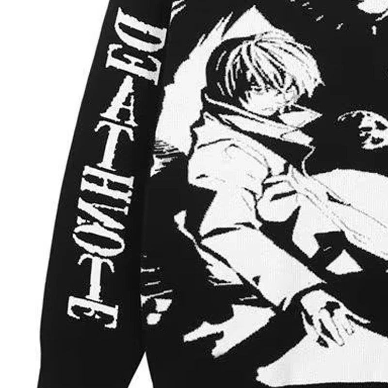 Harajuku Anime Male Sweaters