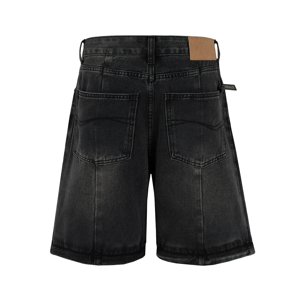 Vintage Washed Detachable Micro Flared Jeans