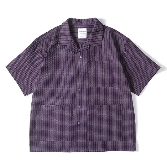 Streetwear Cleanfit Casual Oversize Plaid Shirts